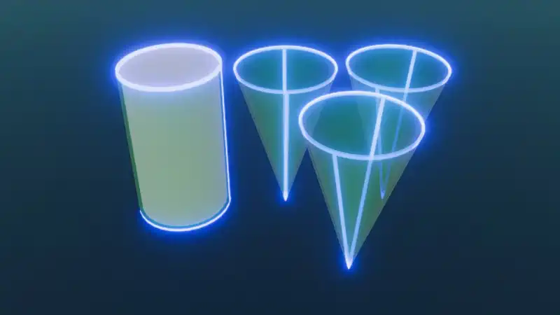 Volume of a circular cone
