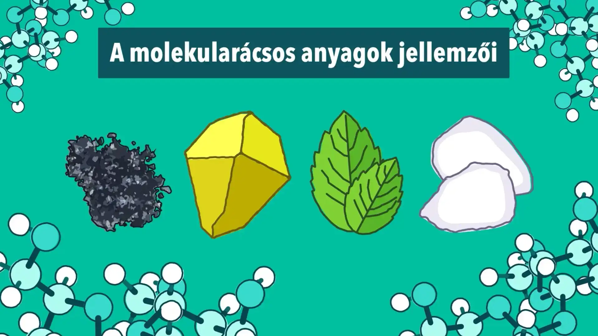 A molekularácsos anyagok